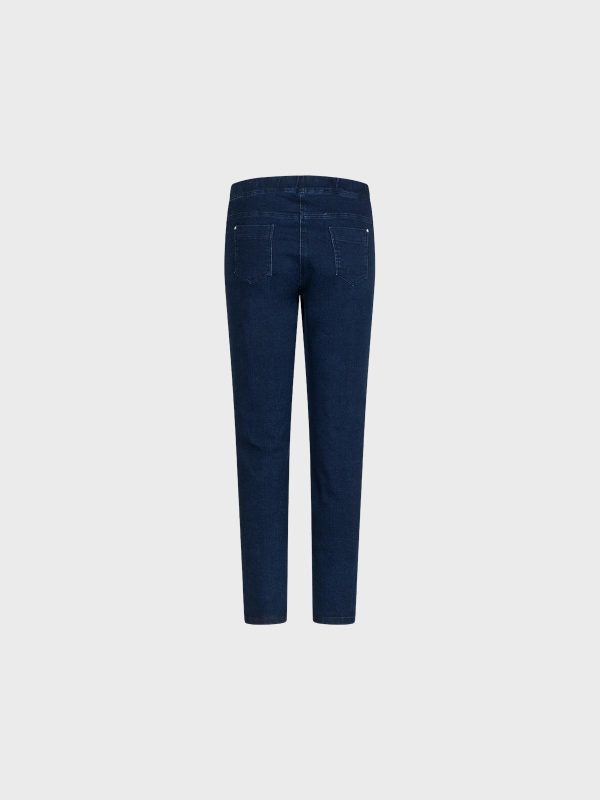 Pantalone In Fake Denim