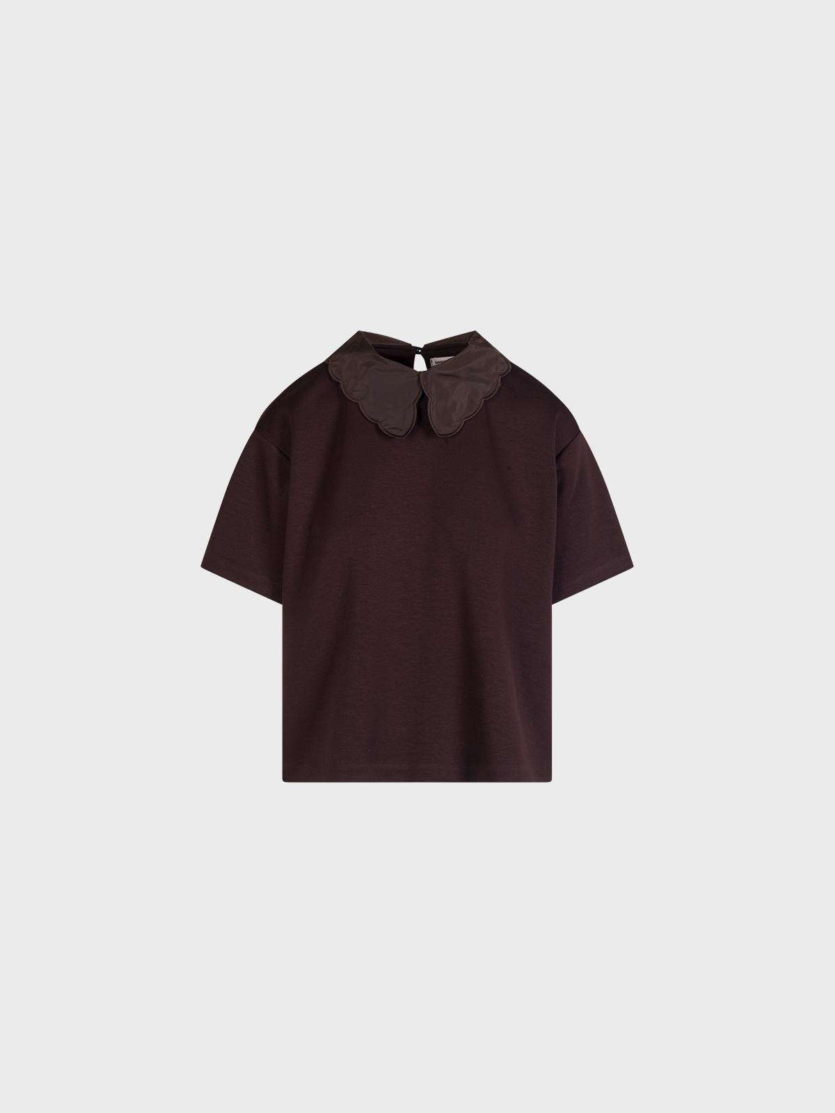 T-Shirt Con Collo In Taf