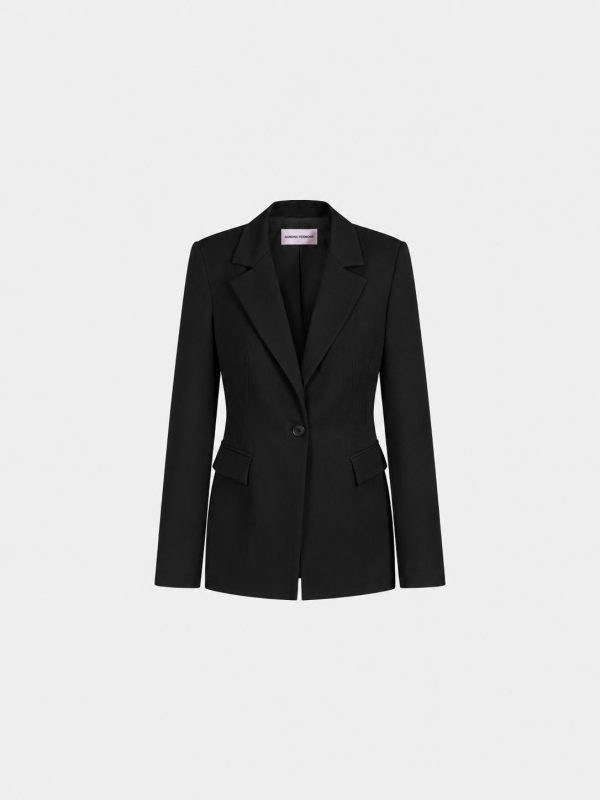 Blazer Con Doppia Ripresa