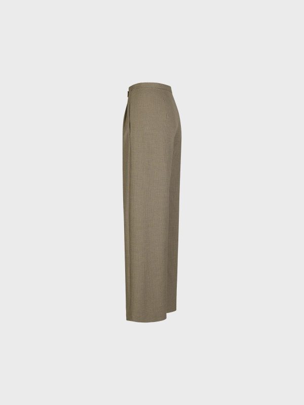 Pantalone In Micro Check