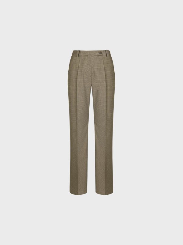 Pantalone In Micro Check