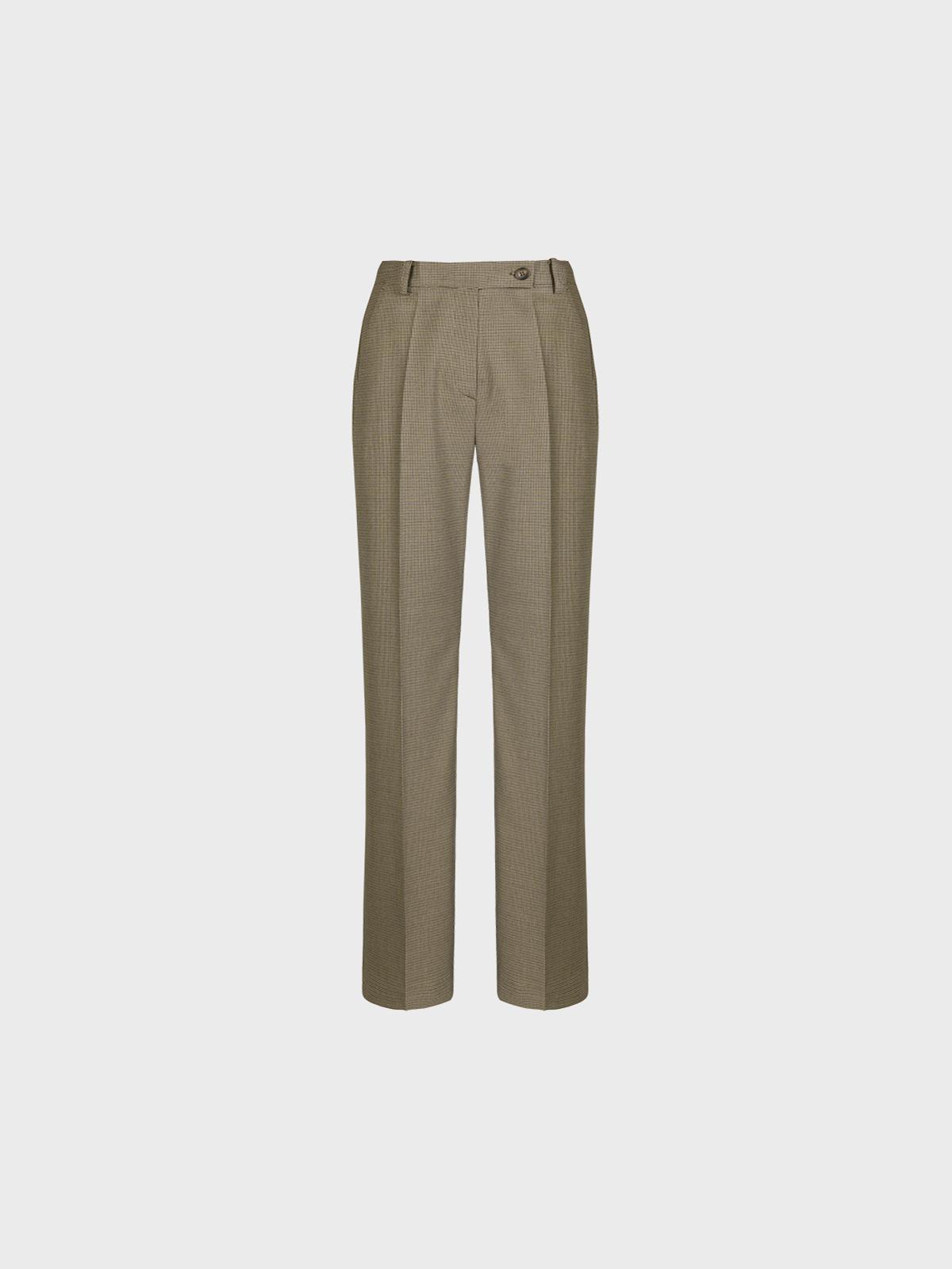 Pantalone In Micro Check