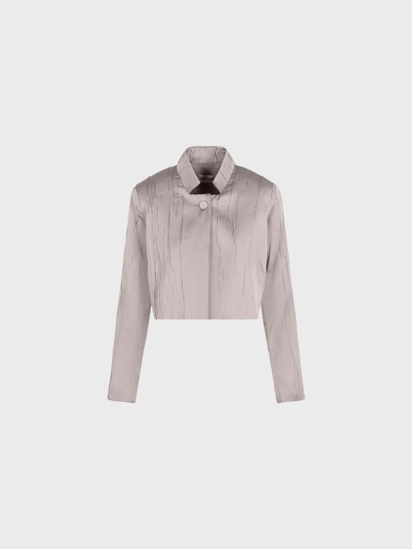 Bolero In Satin Plisse