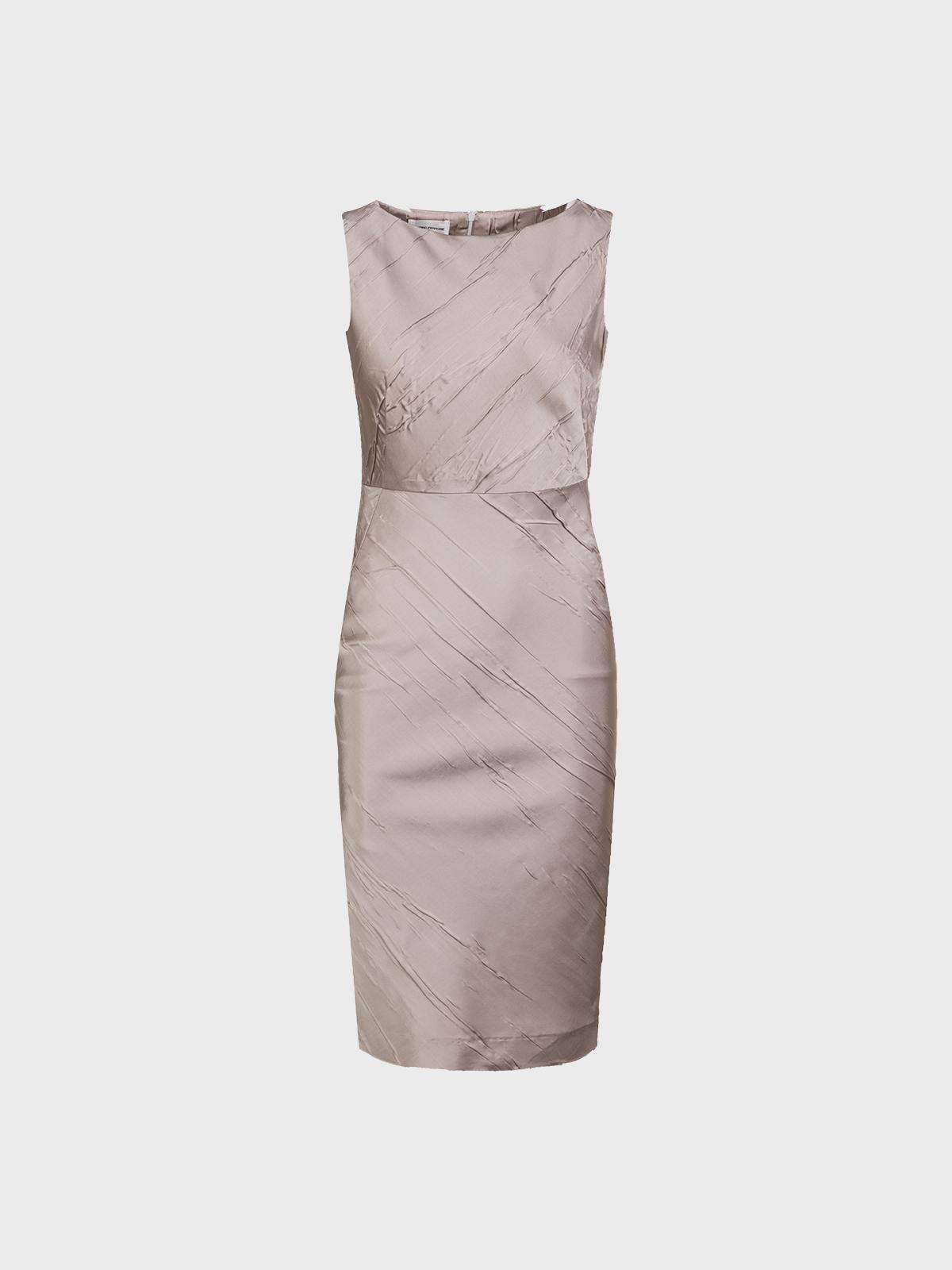 Abito In Satin Plisse
