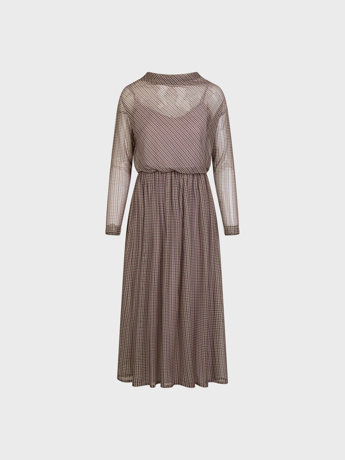 Abito In Tulle Stampato
