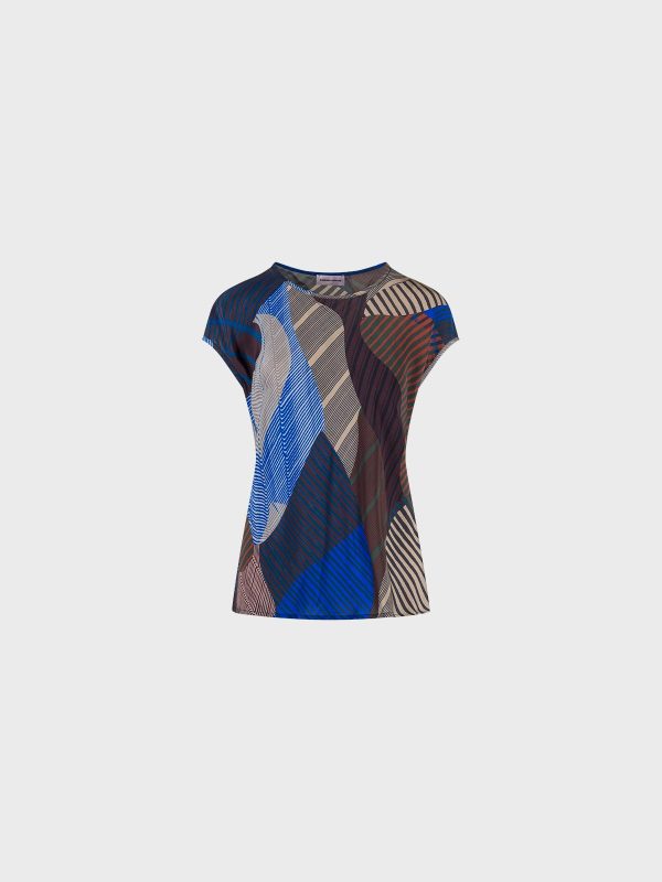 Blusa In Viscosa Stampata